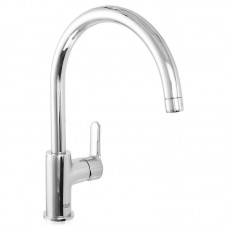 Смеситель для мойки BauEdge с керамическим затвором хром труб излив 31367000 Grohe
