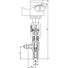 Клапан регулирующий 1с-7-2Э, 11с-7-4э, 11с-7-6э 11с-7-4