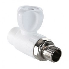 Кран PPR VALTEC для подключения радиатора прямой 20х1/2"; артикул VTp.717.0.02004