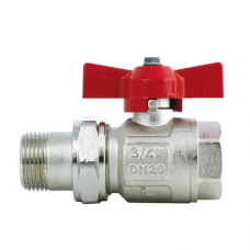 Кран шаровой Ду32 резьба-накидная гайка (американка) бабочка 098 Itap Кран шаровой Ду32 резьба-накидная гайка (американка) бабочка 098 Itap