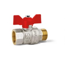 Кран шаровой латунный LD Pride 47.25.В-Н.Б (red) Кран шаровой латунный LD Pride 47.25.В-Н.Б (red)