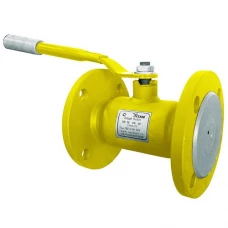 Кран шаровой стальной газ 11с67п Ду32 Ру40 фланцевый полнопроходной Titan