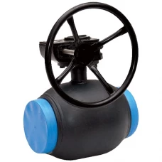 Кран шаровой стальной DZT Ду400 Ру25 под приварку под редуктор 4010225400900 Broen