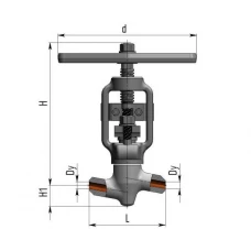 Клапан запорный 1с-11-1, 1с-11-3, 1с-11-31, 1с-11-5 1с-11-5