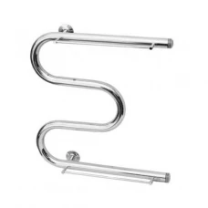Полотенцесушитель М-образный с полкой 500х400 G1"; нержавеющий