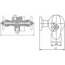 Клапан запорный Т-203 и Т-203нж Т-203нж