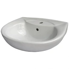 Умывальник Оптима белый с одним отверстием второй величины без комплекта Лобня