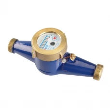 Счетчик для холодной воды МЕТЕР ВК-ХИ/50 импульсный, со штуцерами, латунный корпус Счетчик для холодной воды МЕТЕР ВК-ХИ/50 импульсный, со штуцерами, латунный корпус