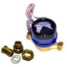 Счетчик холодной воды импульсный ВСХд-15 Ду15 L=110 Т50C 1л/им в комплекте Тепловодомер Счетчик холодной воды импульсный ВСХд-15 Ду15 L=110 Т50C 1л/им в комплекте Тепловодомер