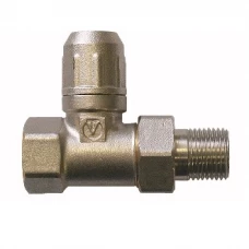 Клапан запорный для РАДИАТОРА прямой 3/4"; артикул VT.10 VALTEC