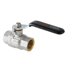 Кран шаровый PERFECT, стальная рукоятка 3/4"; муфта-муфта артикул VT.314.N.05 VALTEC