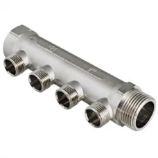 Коллектор, 1";х3 выходов 1/2"; наружная резьба артикул VTc.500.N.0603 VALTEC
