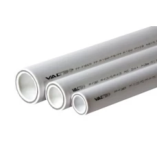 ТРУБА PP-FIBER VALTEC армированная стекловолокном, 63 MM (белый), PN 25 артикул VTp.700.FB25.63