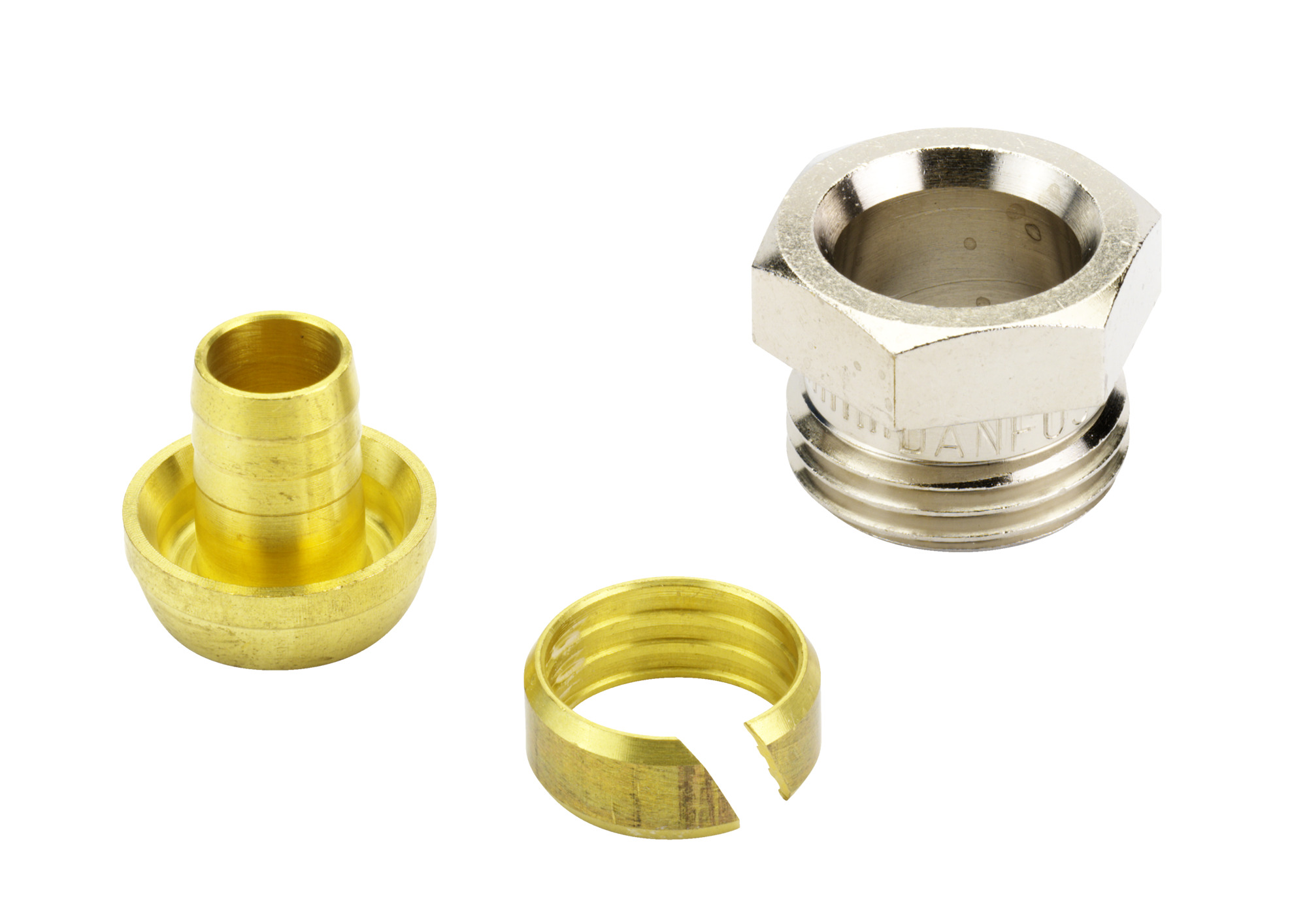 Компрессионные фитинги 14х2 мм R 1/2"