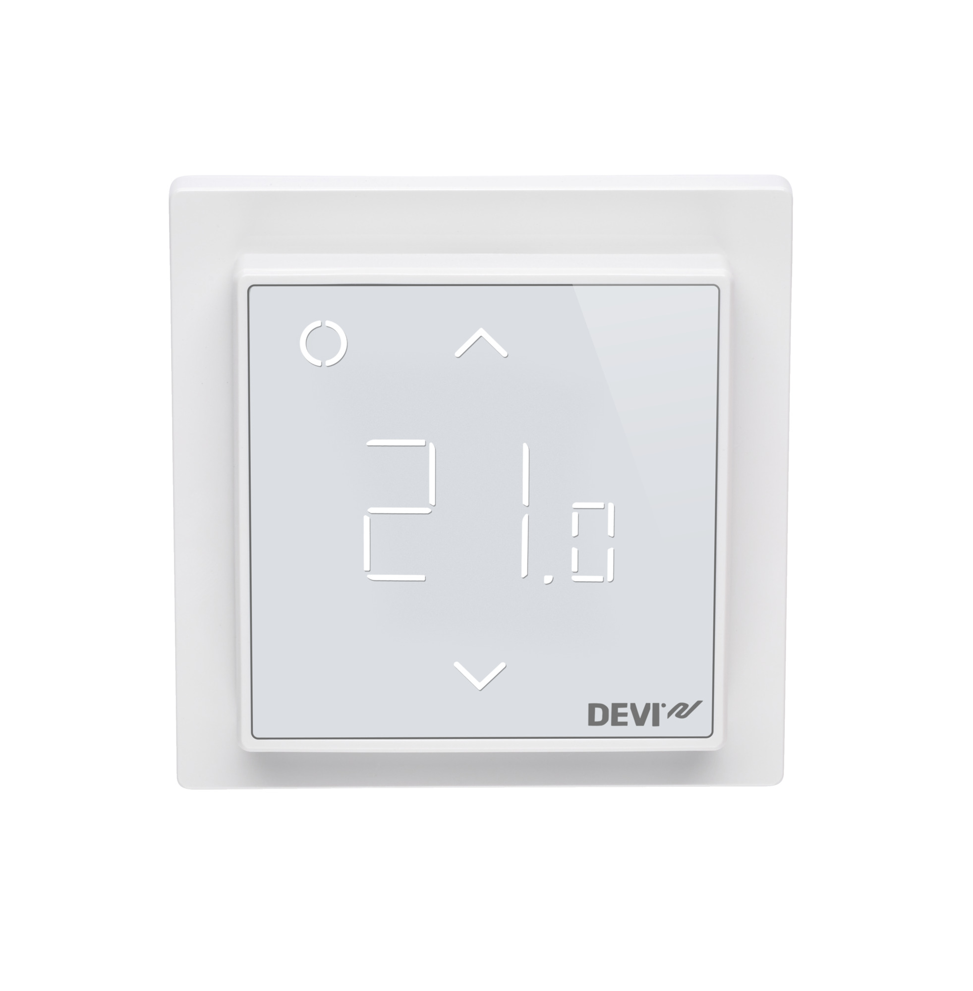 DEVIreg Smart 140F1140 — Программируемый терморегулятор интеллектуальный с Wi-Fi, полярно-белый