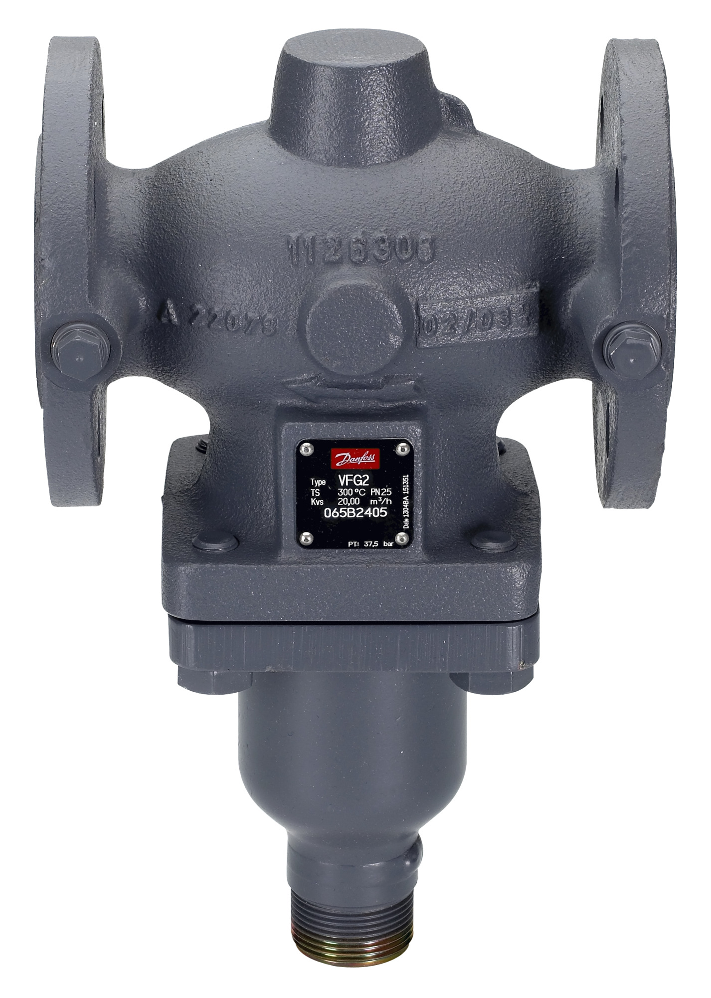 Danfoss 065B2460 — Регулирующий клапан фланцевый VFGS 2, DN 80, PN 40