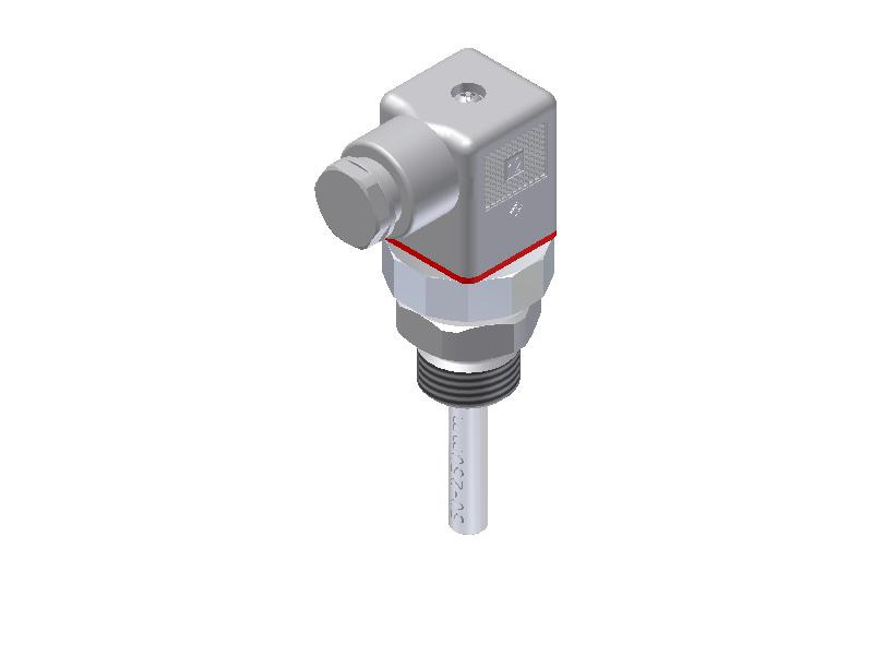 Danfoss 084Z2257 — Термопреобразователь сопротивления MBT 5250, -50...200 °C,  Pt 1000, погружная часть гильзы 200 мм, внешняя резьба G 1/2 A
