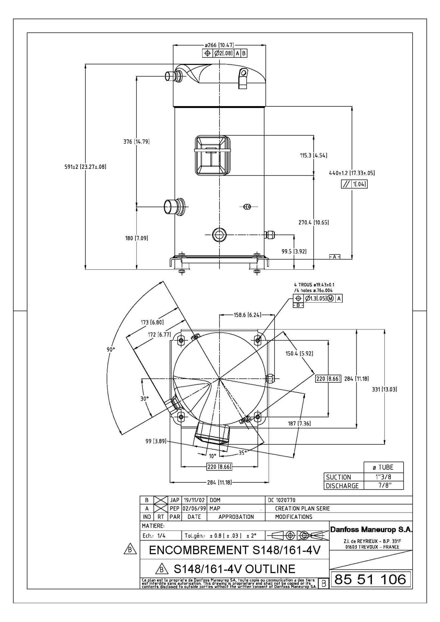 SM161-4VAI компрессор спиральный