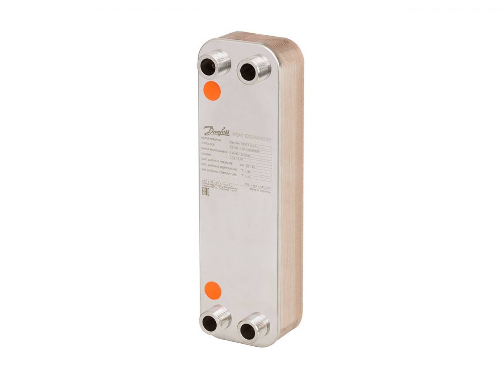 Danfoss 004B1216 — Теплообменник XB06H+-1-36 PN25 G3/4