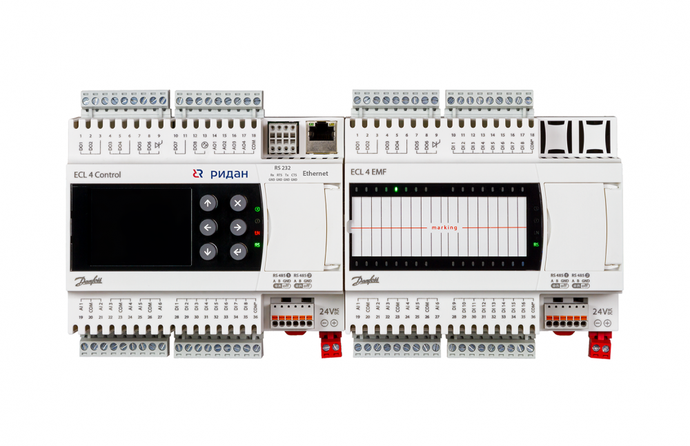 Ридан 087H374973R — Контроллер ECL4 Control 368R ПЧ Ethernet, напряжение питания 24V AC/DC