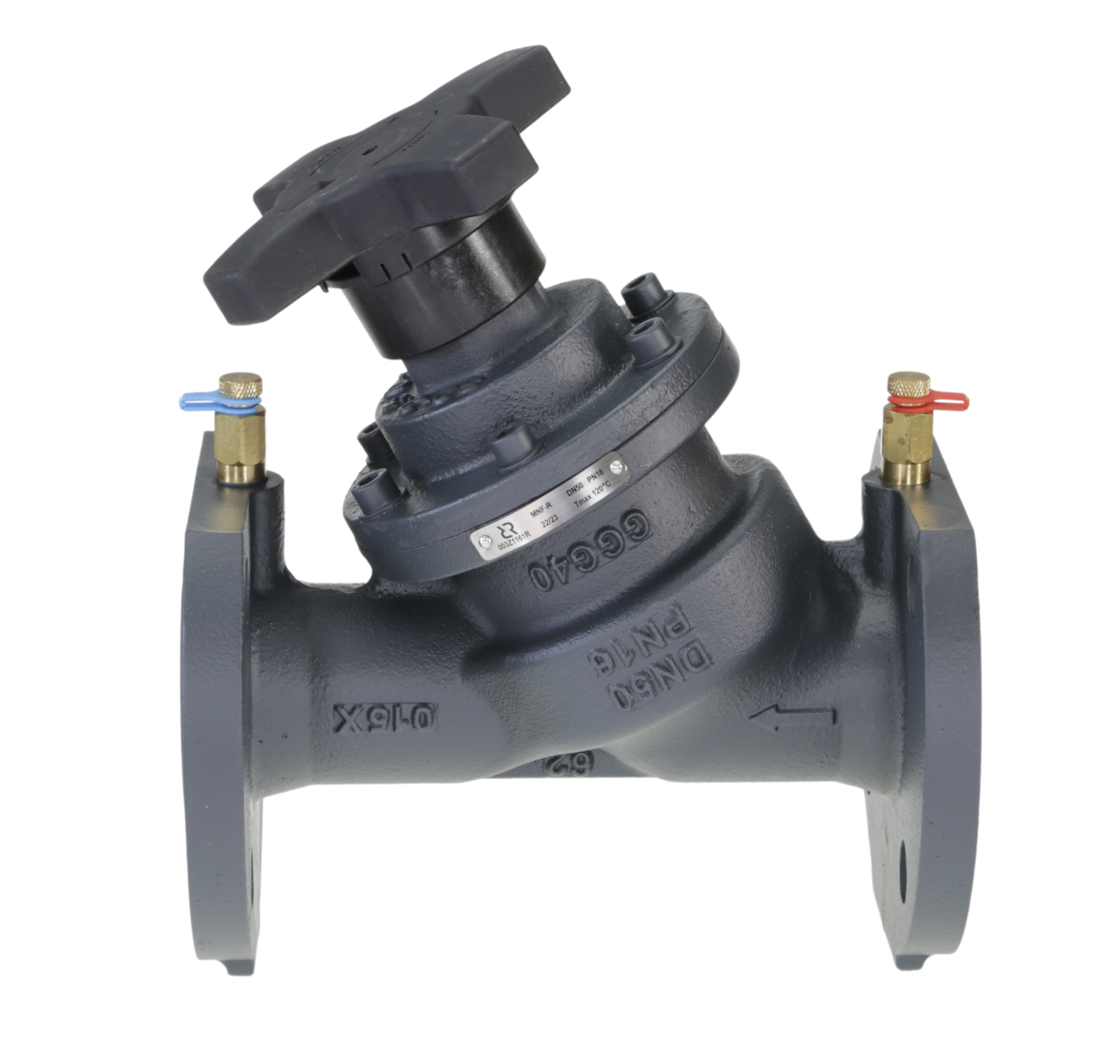 Ридан MNF-R 003Z1178R DN300 — Ручной балансировочный клапан, фланцевый, PN25, Tmax 150 °C