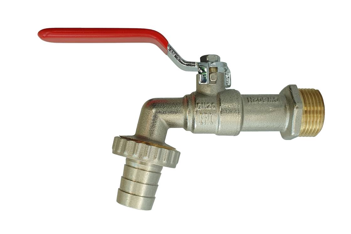 Ридан BVR-CR 065B8301RG — Кран шаровой ГОСТ спускной под шланг PN10 DN20; Т от -20 ℃ ...+95 ℃; материал корпуса латунь